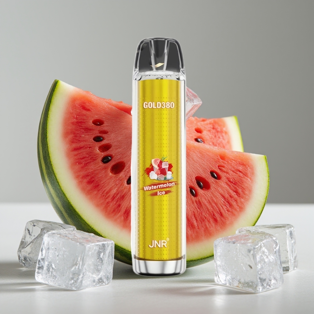JNR Gold380 6000 Puffs Vape Desechable Sabor Sandía Helada 1500mAh 13ml