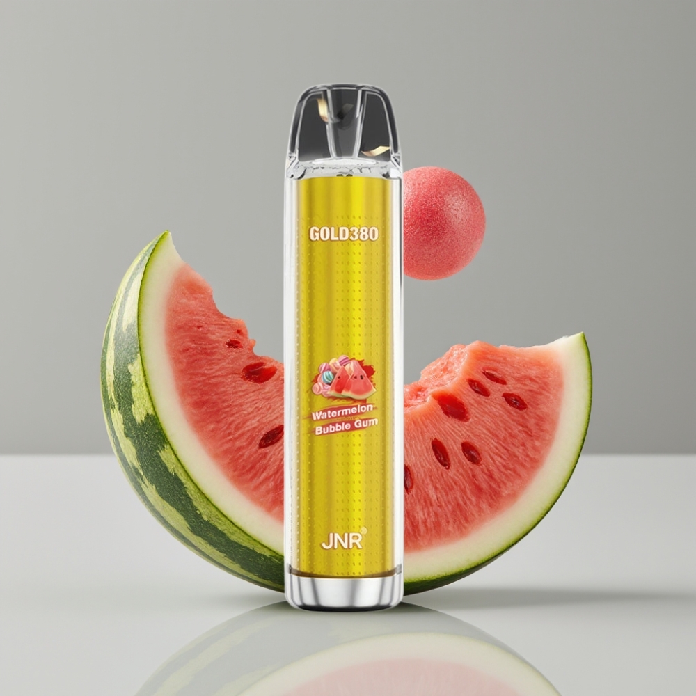 JNR Gold380 6000 Puffs Vape Desechable Sandía Chicle Malla 1.0ohm 13ml