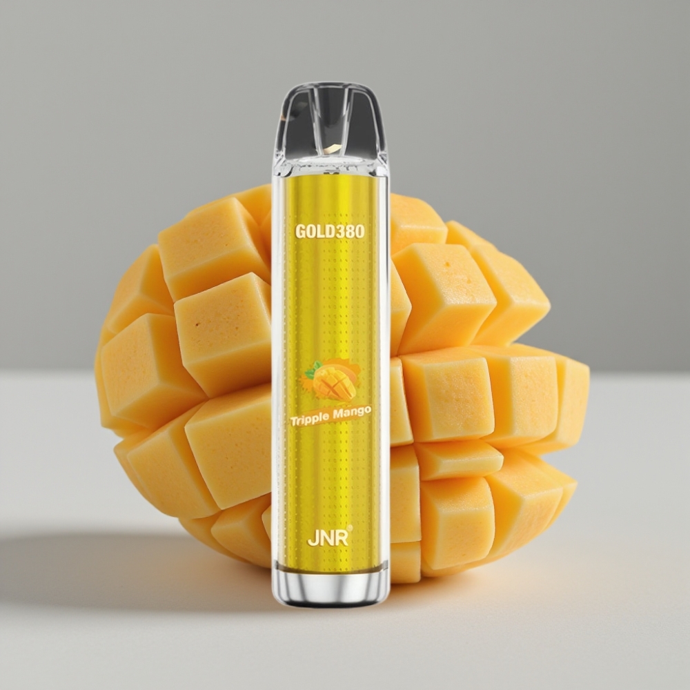 JNR Gold380 6000 Puffs Vape Desechable Triple Mango 1500mAh 13ml