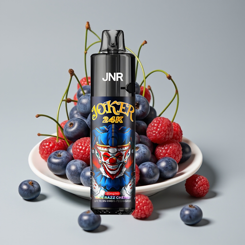 JNR Joker 24K Puffs Recargable Pod Azul Cereza 24000 Puffs 2% Nicotina