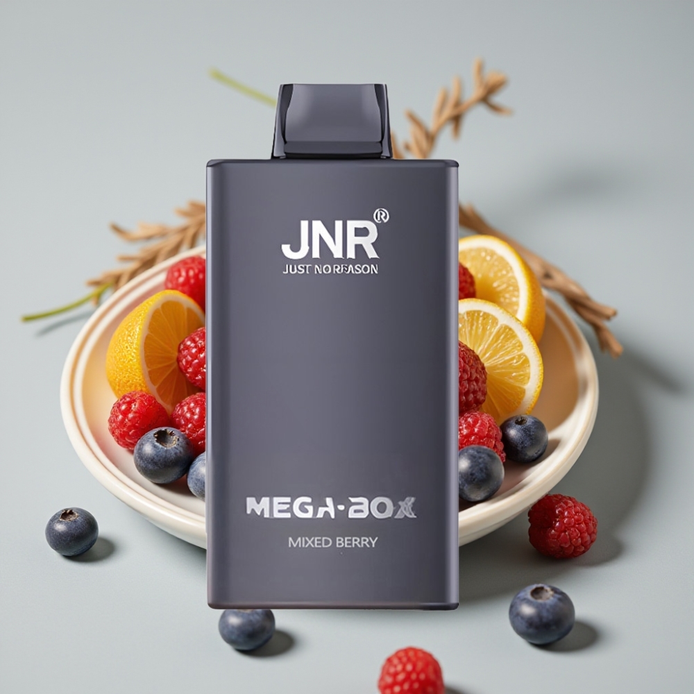 JNR Mega Box 25000 Puffs Vape Desechable Baya Mixta Capacidad 30ml Dual Mesh