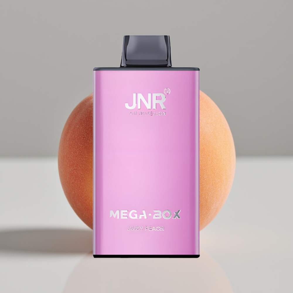 JNR Mega Box 25000 Puffs Vape Desechable Durazno Jugoso Tipo-C Dual Mesh