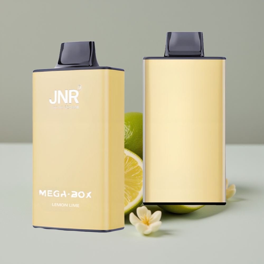 JNR Mega Box 25000 Puffs Vape Desechable Limón y Lima Dual Mesh Tipo-C