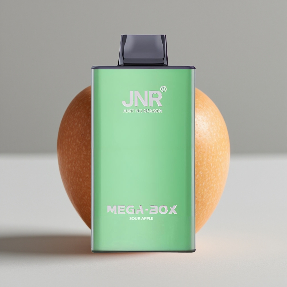JNR Mega Box 25000 Puffs Vape Desechable Manzana Ácida con Batería 850mAh y Carga Rápida Type-C