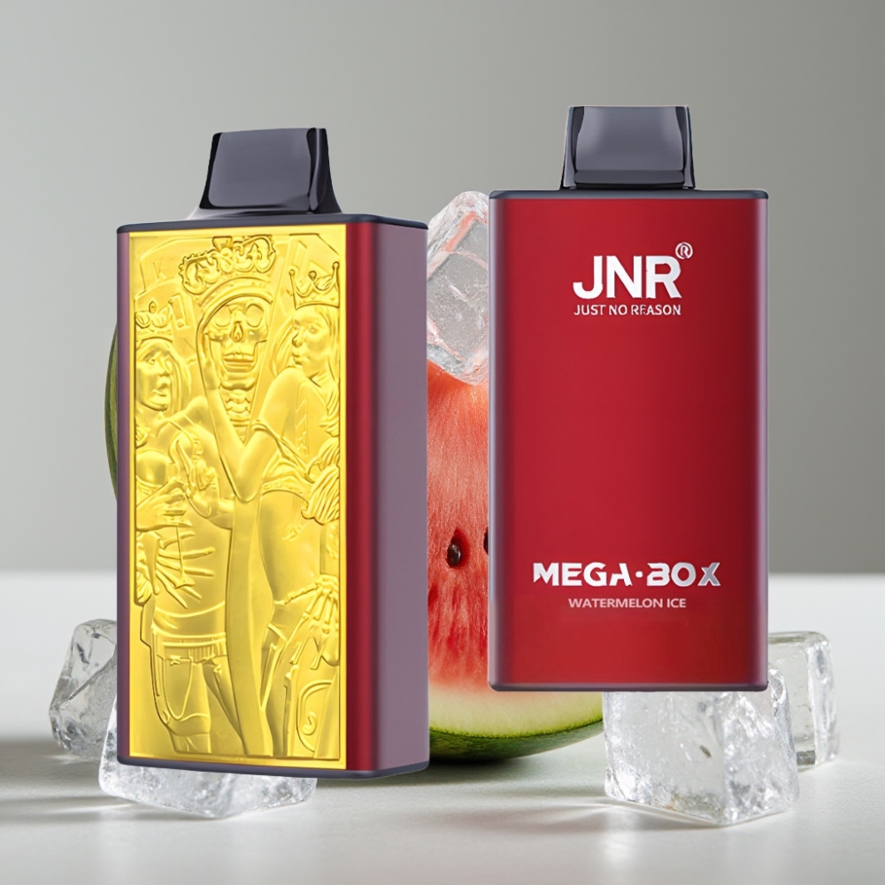 JNR Mega Box 25000 Puffs Vape Desechable Sandía Helada 30ml Dual Mesh
