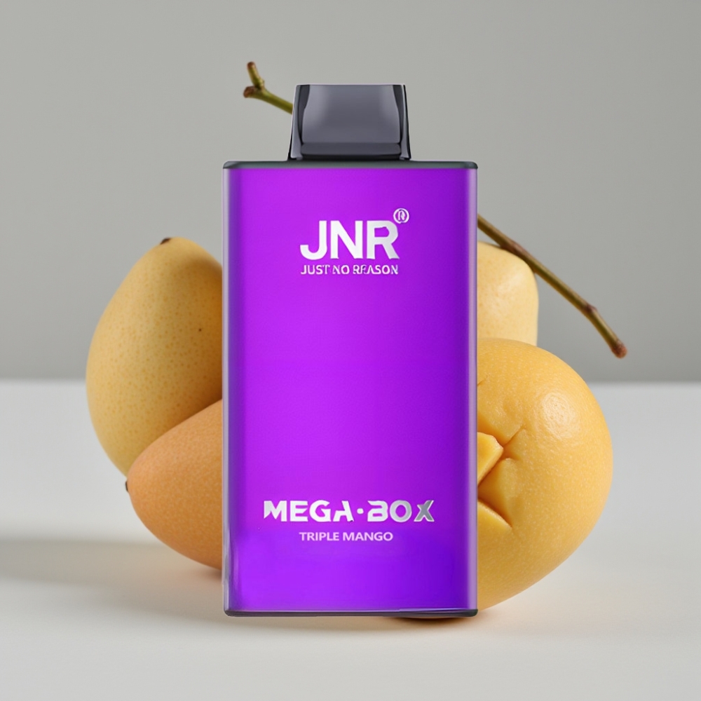 JNR Mega Box 25000 Puffs Vape Desechable Triple Mango con Batería 850mAh y Carga Rápida Type-C