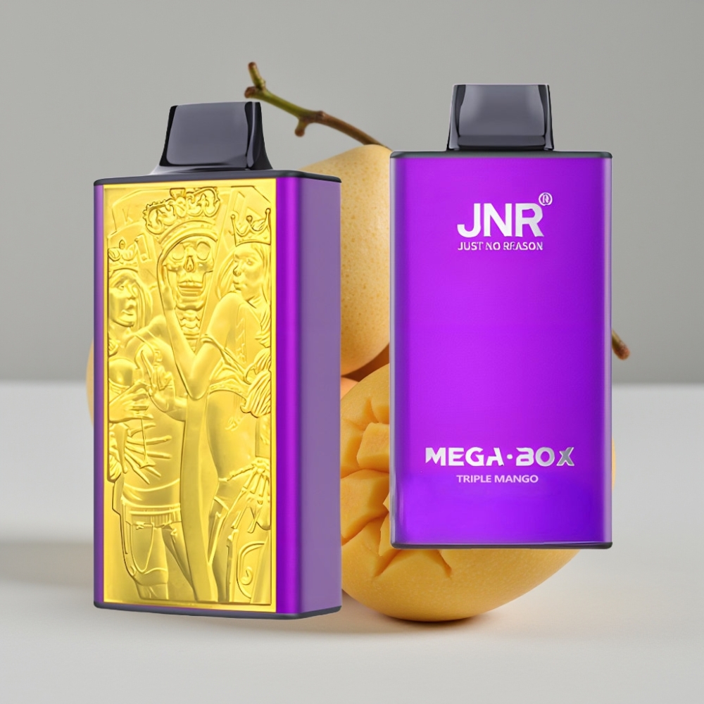JNR Mega Box 25000 Puffs Vape Desechable Triple Mango con Batería 850mAh y Carga Rápida Type-C