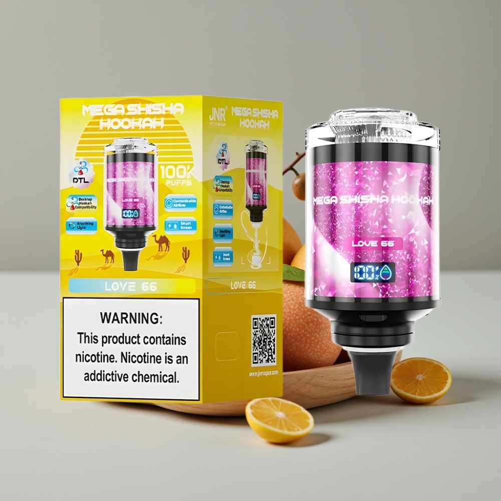 JNR Mega Shisha Hookah 100K Compatibilidad Escritorio Amor 66 2200mAh