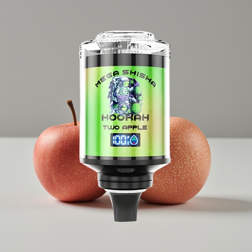 JNR Mega Shisha Hookah Escritorio Compatible 100K Caladas Dos Manzanas 60ml 2200mAh