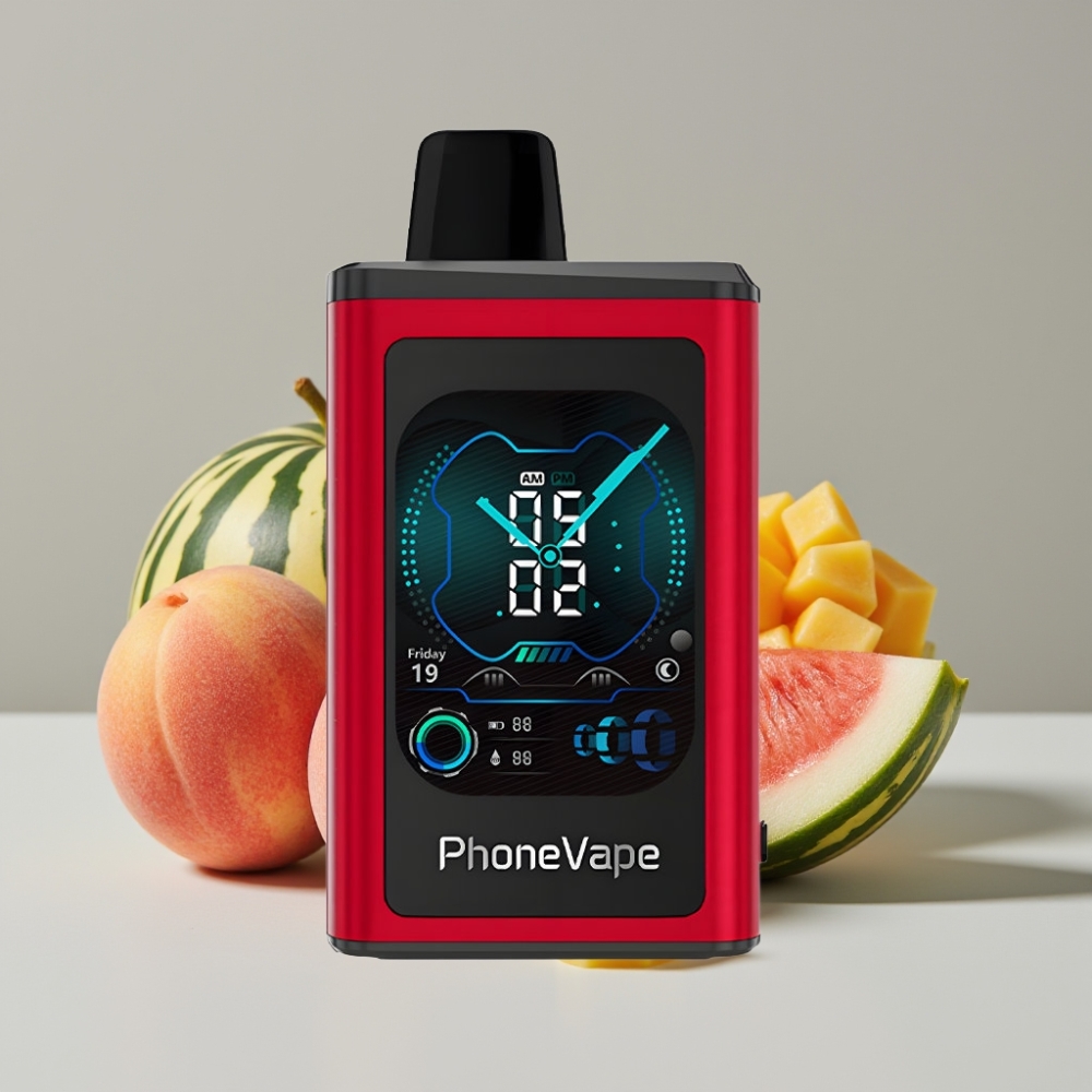 JNR PhoneVape 30000 caladas Batería Recargable Turbo Melocotón Mango Sandía