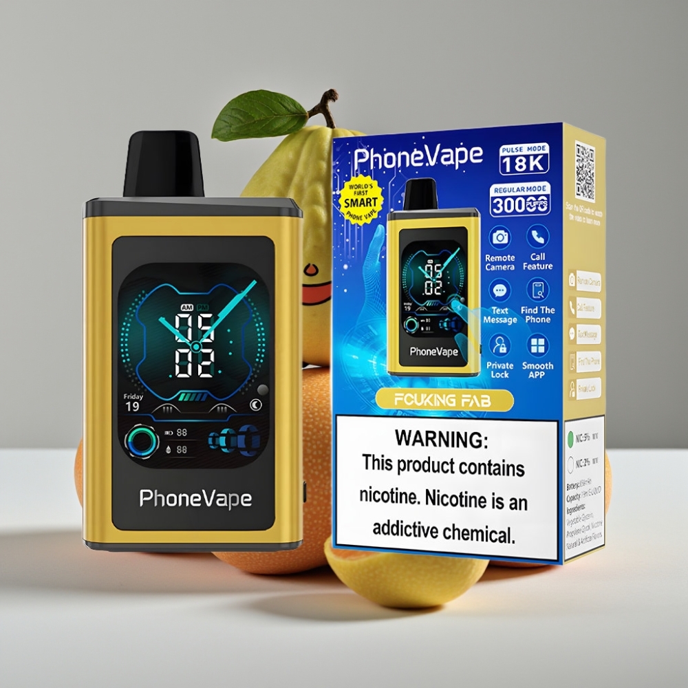 JNR PhoneVape 30000 caladas Vape Desechable con Batería Recargable 850mAh y Turbo Modo