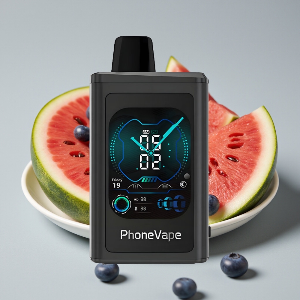 JNR PhoneVape 30000 chupadas Batería Recargable Tipo-C y Modo Turbo Sandía Arándano