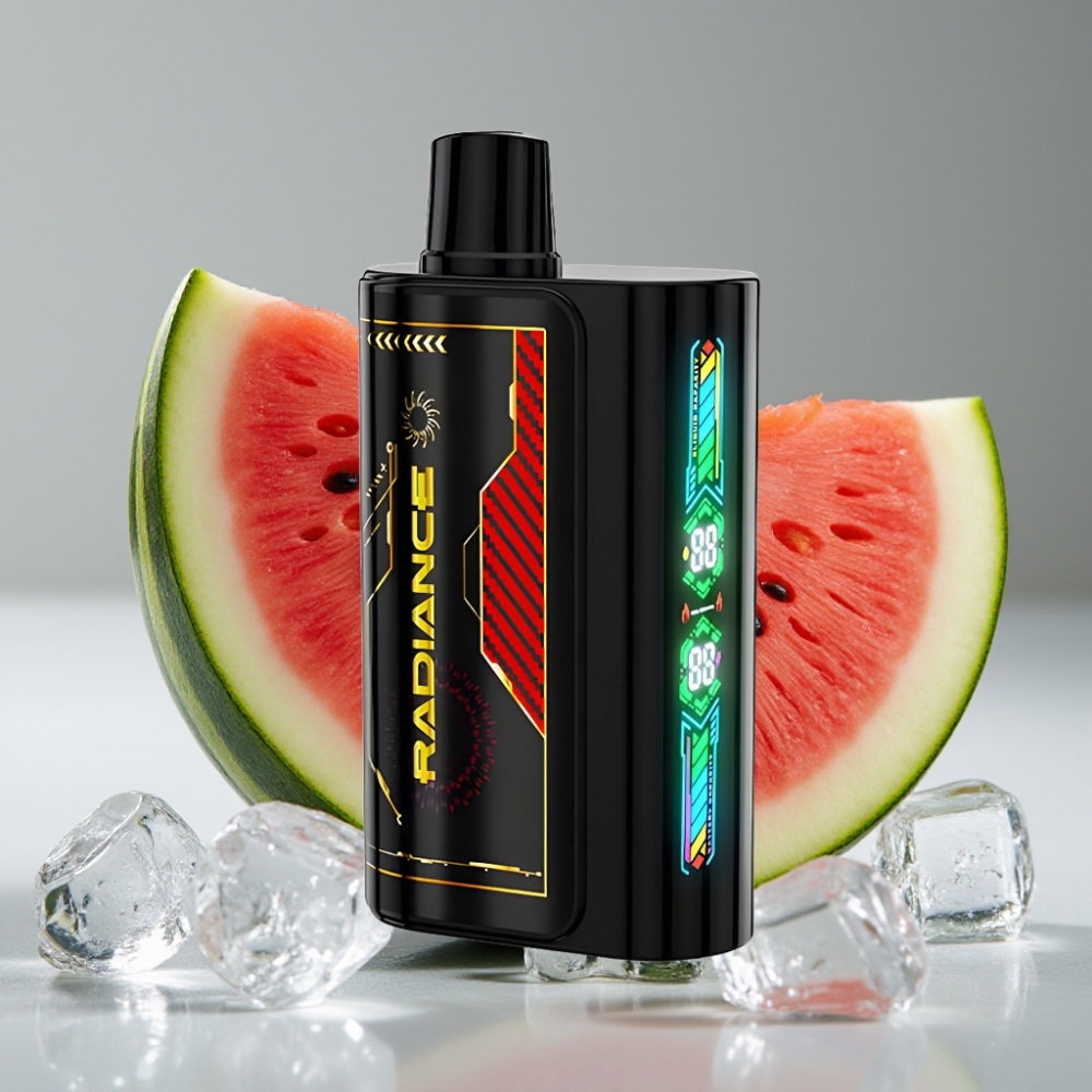 JNR Radiance 31000 Puffs Vape Desechable SANDÍA HELADA Pantalla Animada Dual Mesh