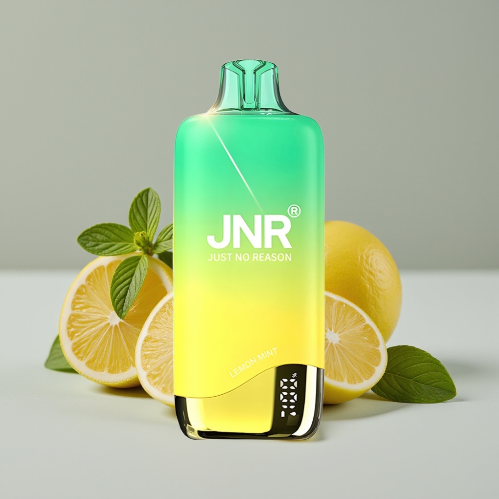 JNR Rainbow 10500 Puffs Vape Desechable Limón Menta con Batería 600mAh y USB-C