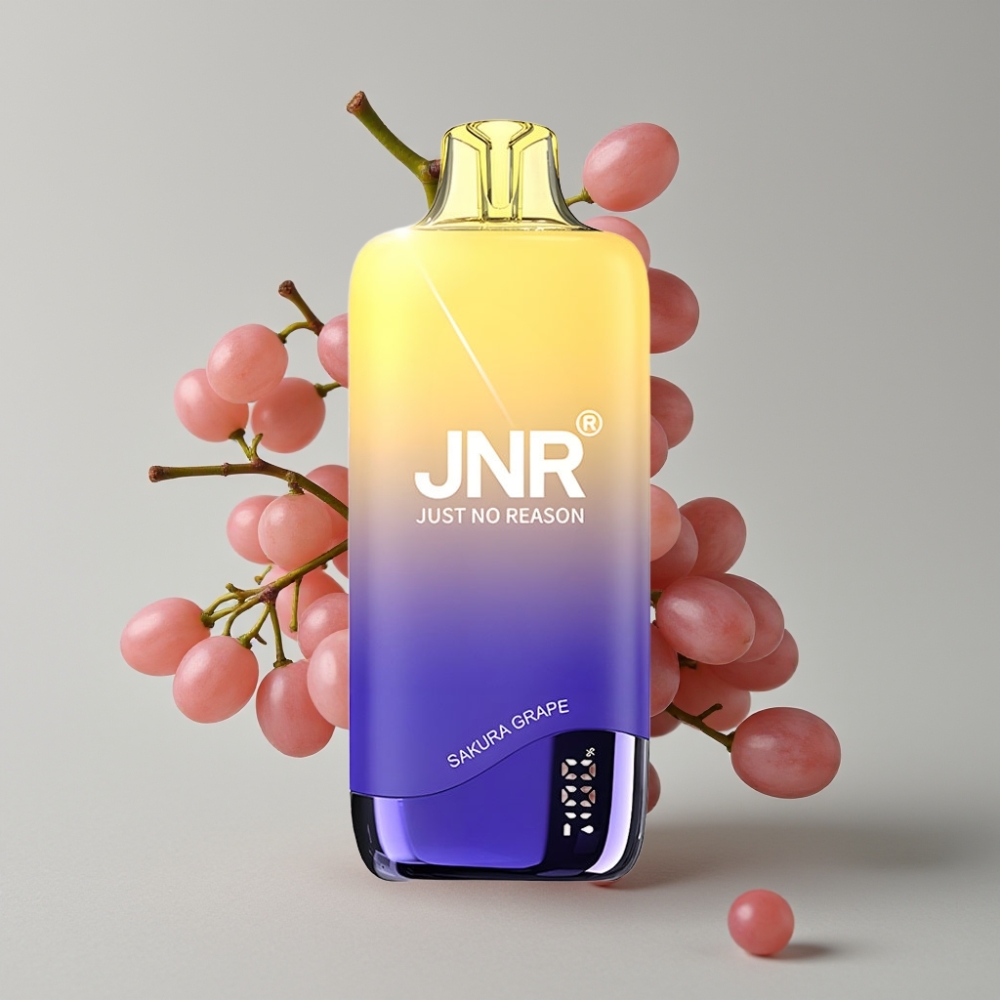 JNR Rainbow 10500 Puffs Vape Desechable con Batería 600mAh y Sabor Uva Sakura