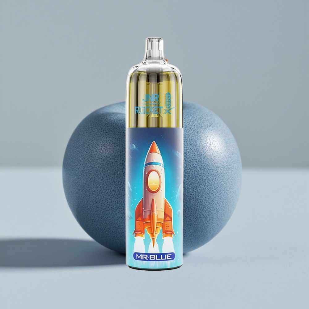 JNR Rocket-X 12400 Puffs Vape Desechable con Flujo de Aire Ajustable y Luces RGB Mr Blue