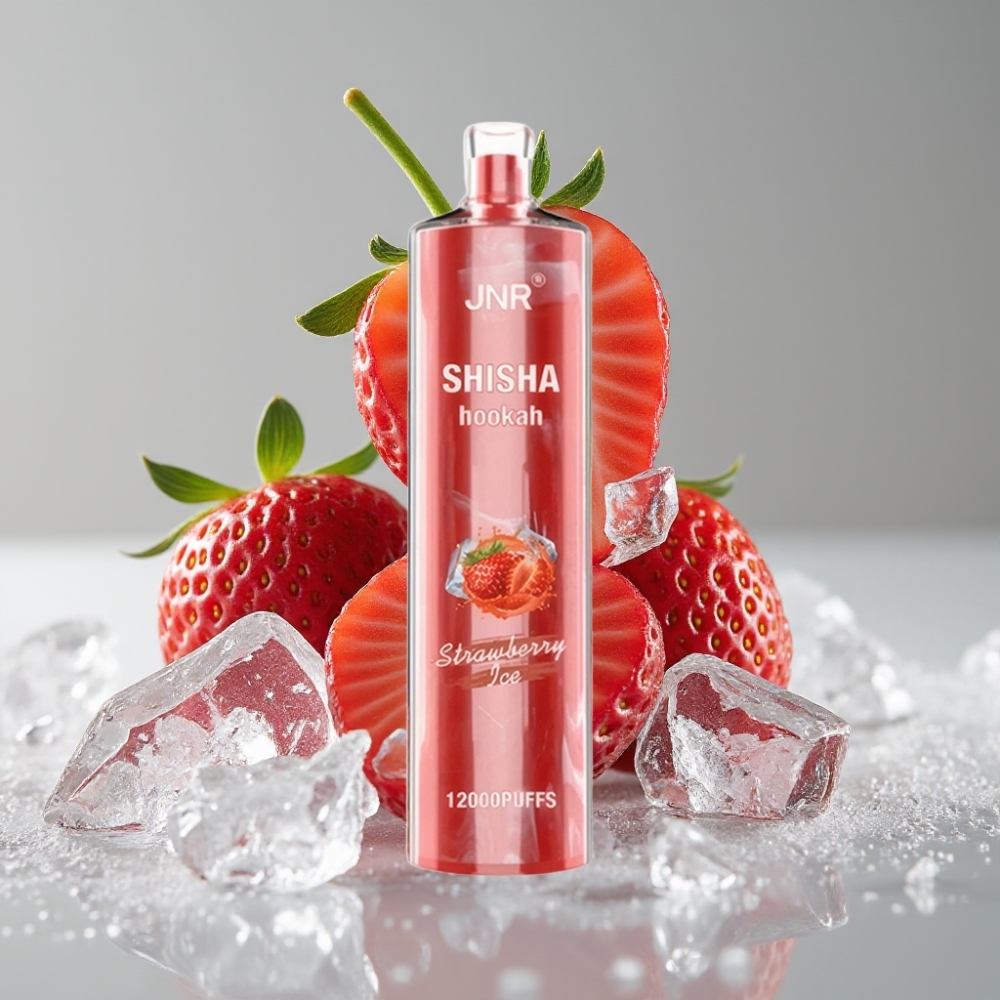 JNR Shisha Hookah 12000 Puffs 24ml 750mAh Fresa Helada
