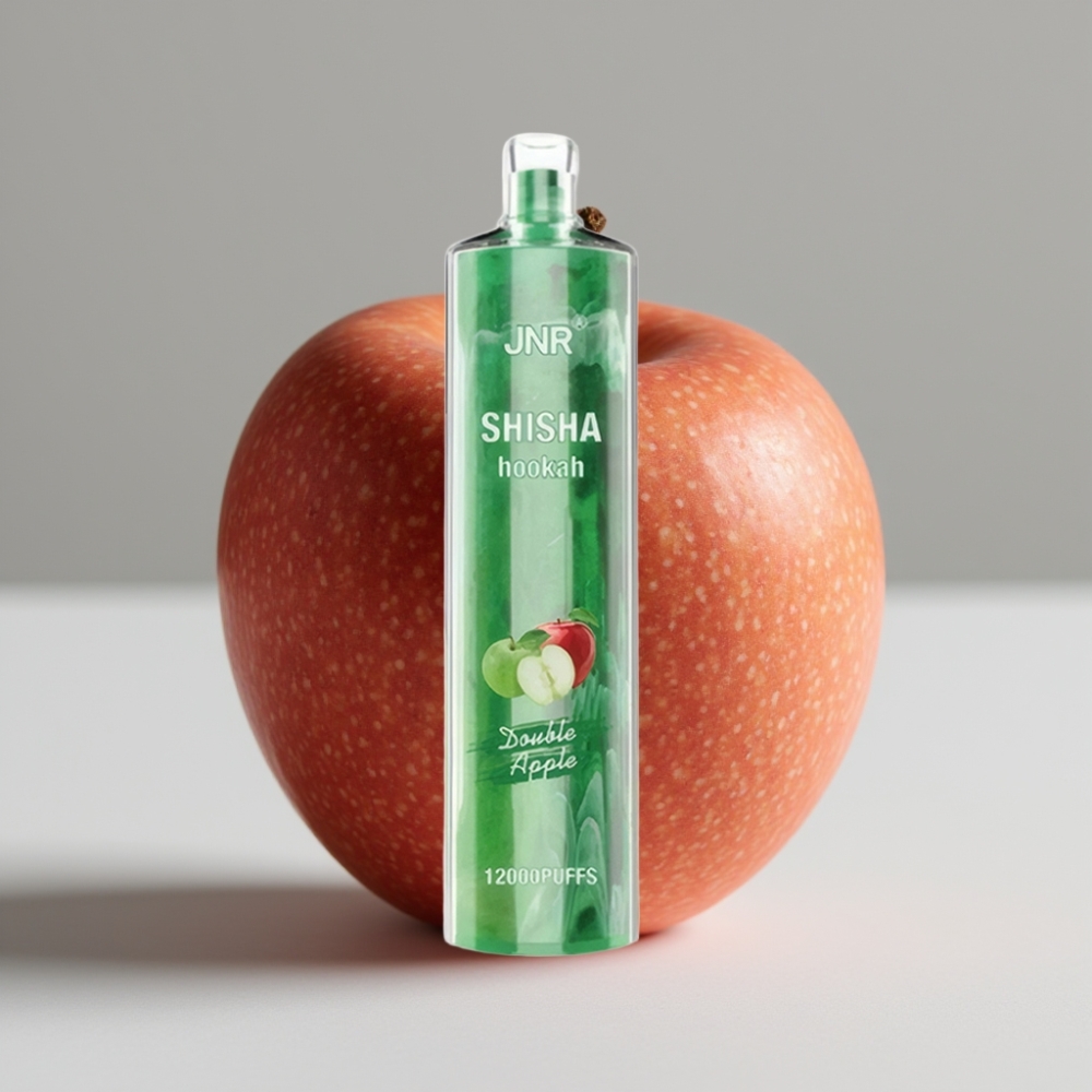 JNR Shisha Hookah 12000 Puffs Doble Manzana 24ml 750mAh Tipo-C