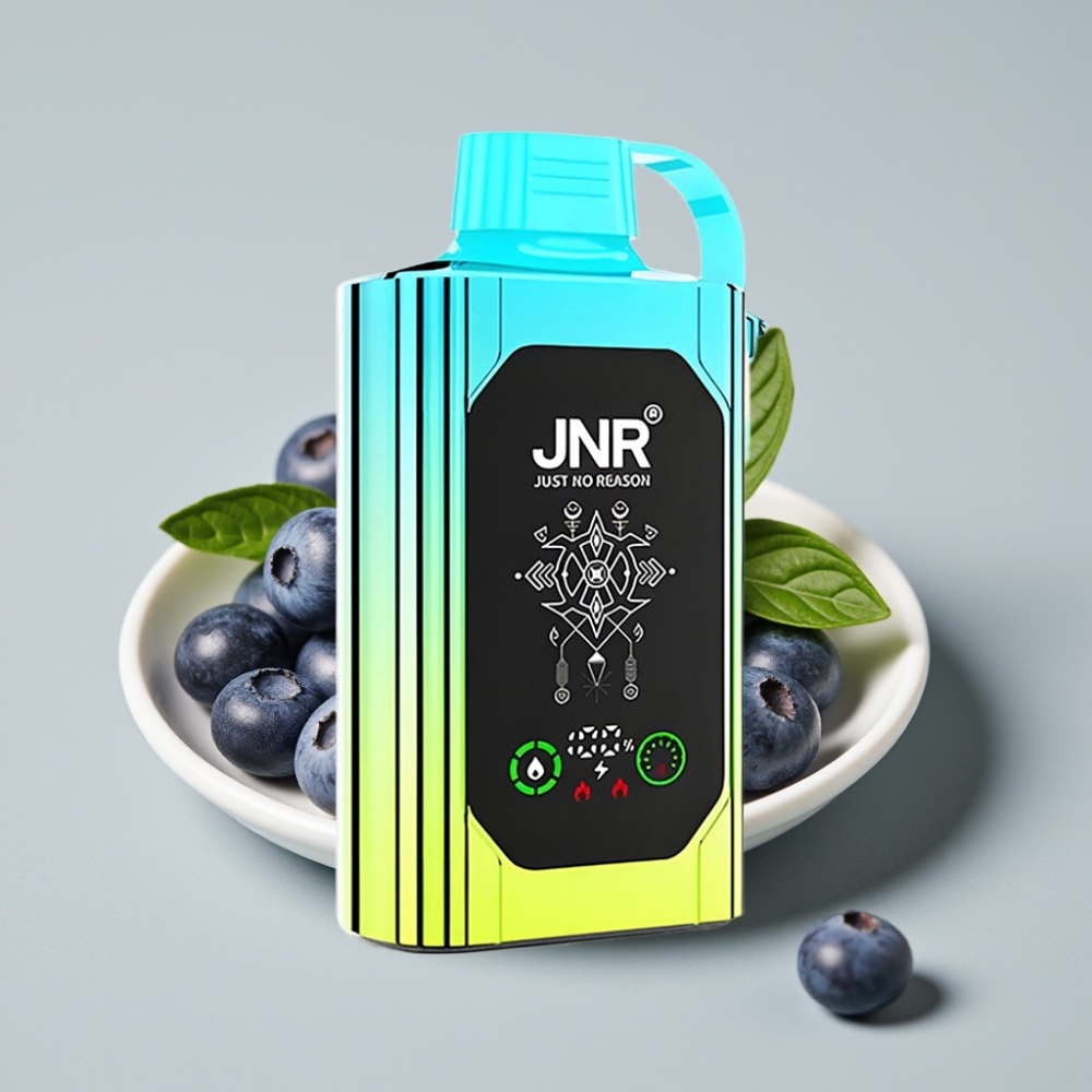 JNR Shisha Hookah Box 20500 Puffs Pantalla HD 25ml Menta Arándano Vape Desechable