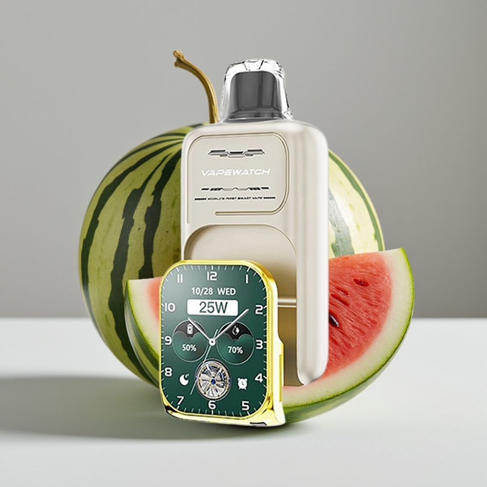 JNR VapeWatch 30000 Puffs Sabor Sandía Helada 19mL 5% Doble Malla