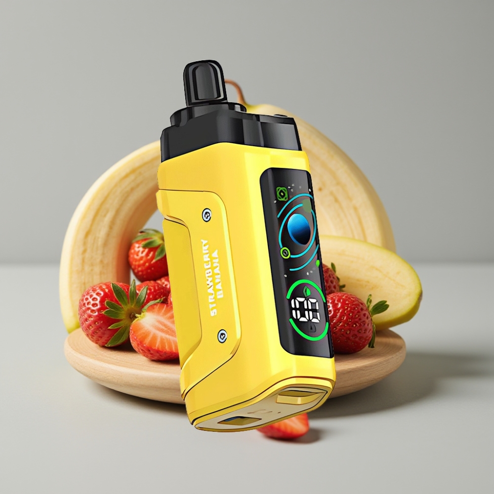 Razz Bar 45000 Puffs Vape Desechable Fresa Banana Tipo-C Recargable