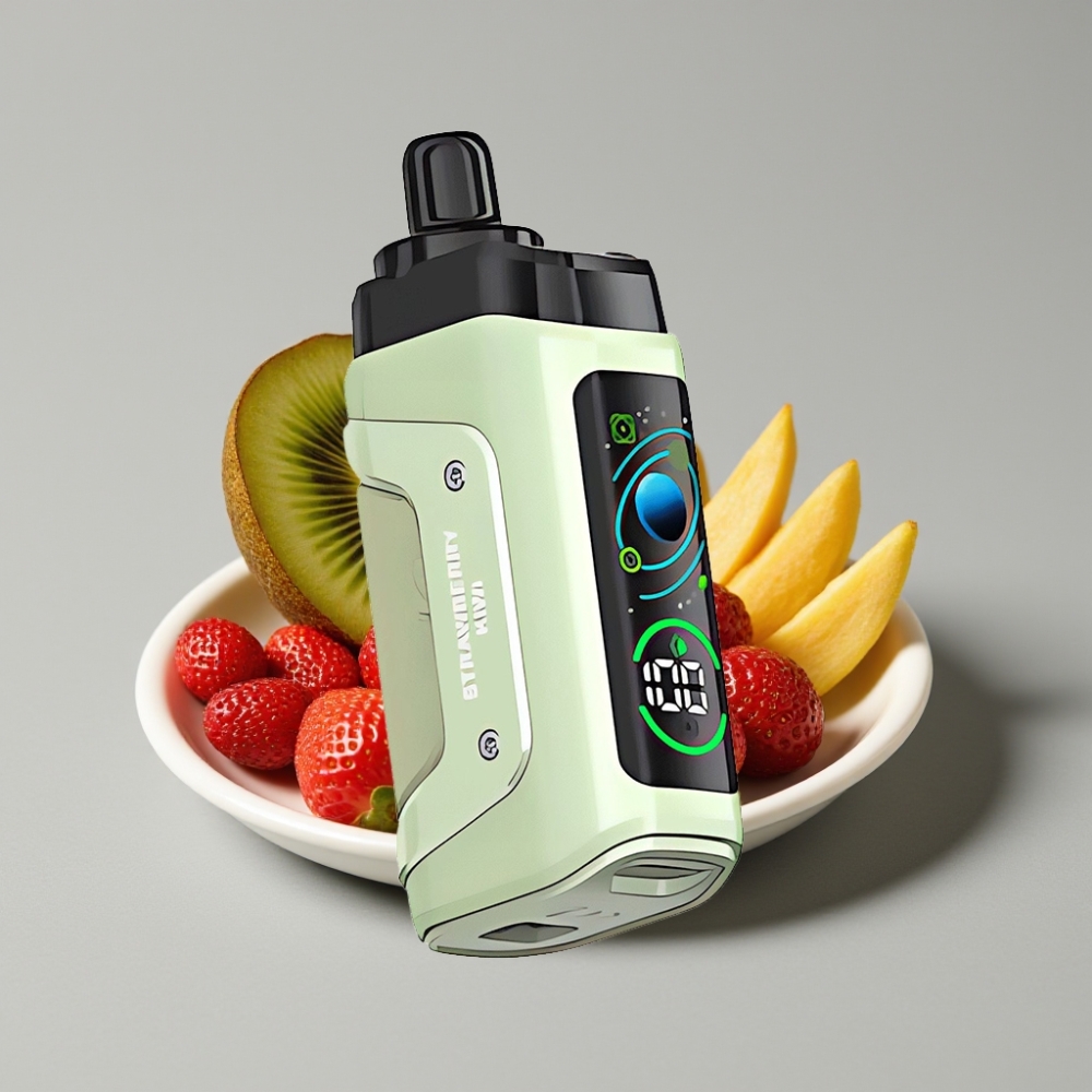 Razz Bar 45000 Puffs Vape Desechable Fresa Kiwi con Batería Recargable y Flujo de Aire Ajustable