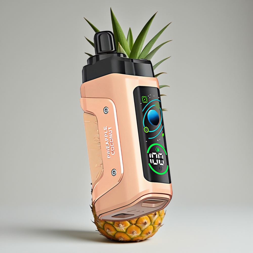 Razz Bar 45000 Puffs Vape Desechable Piña Coco con Bobina Mesh 1.0 Ohm
