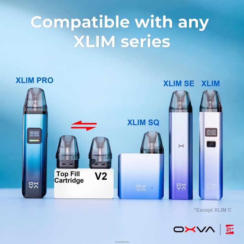 OXVA XLIM V3 OXVA Vape Precio gris T06L83 llenado superior del cartucho